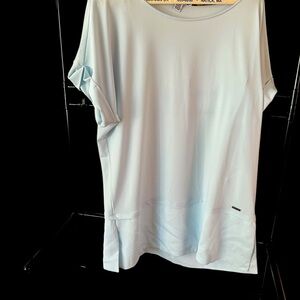Calvin Klein silky aqua top 
Generous medium never worn